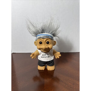 Vintage Russ Troll Doll Large 1990's “Aged to Perfection” RARE 8"